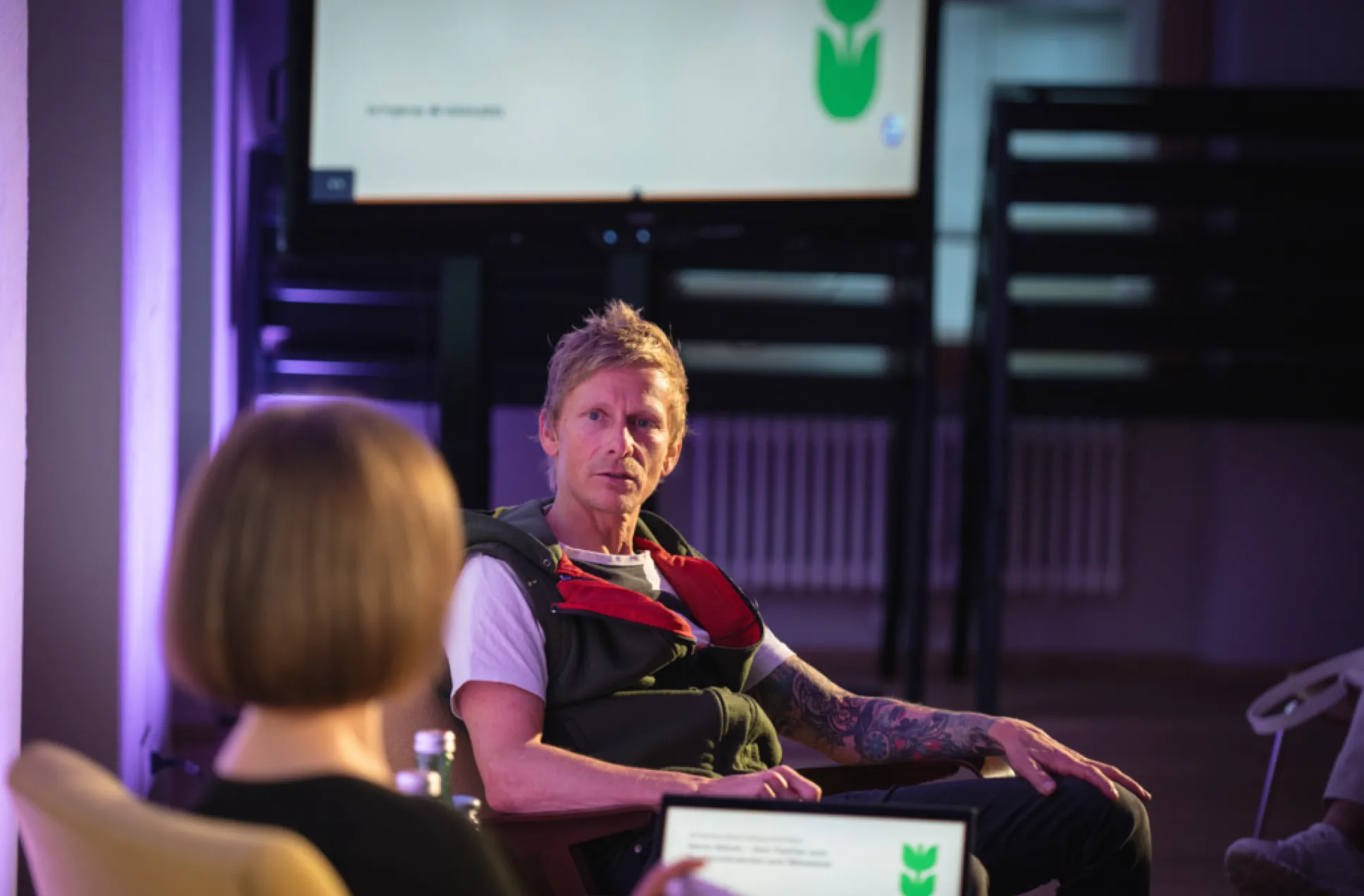 Aaron Stäckl im Gespräch mit Carmen Jurkovic Burtscher