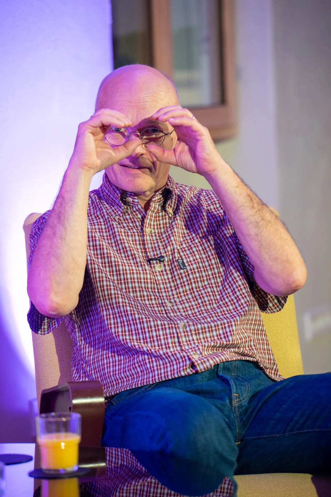 Holger Hansen bei den ArbeitsLebensGeschichten in der Schaffarei, Feldkirch