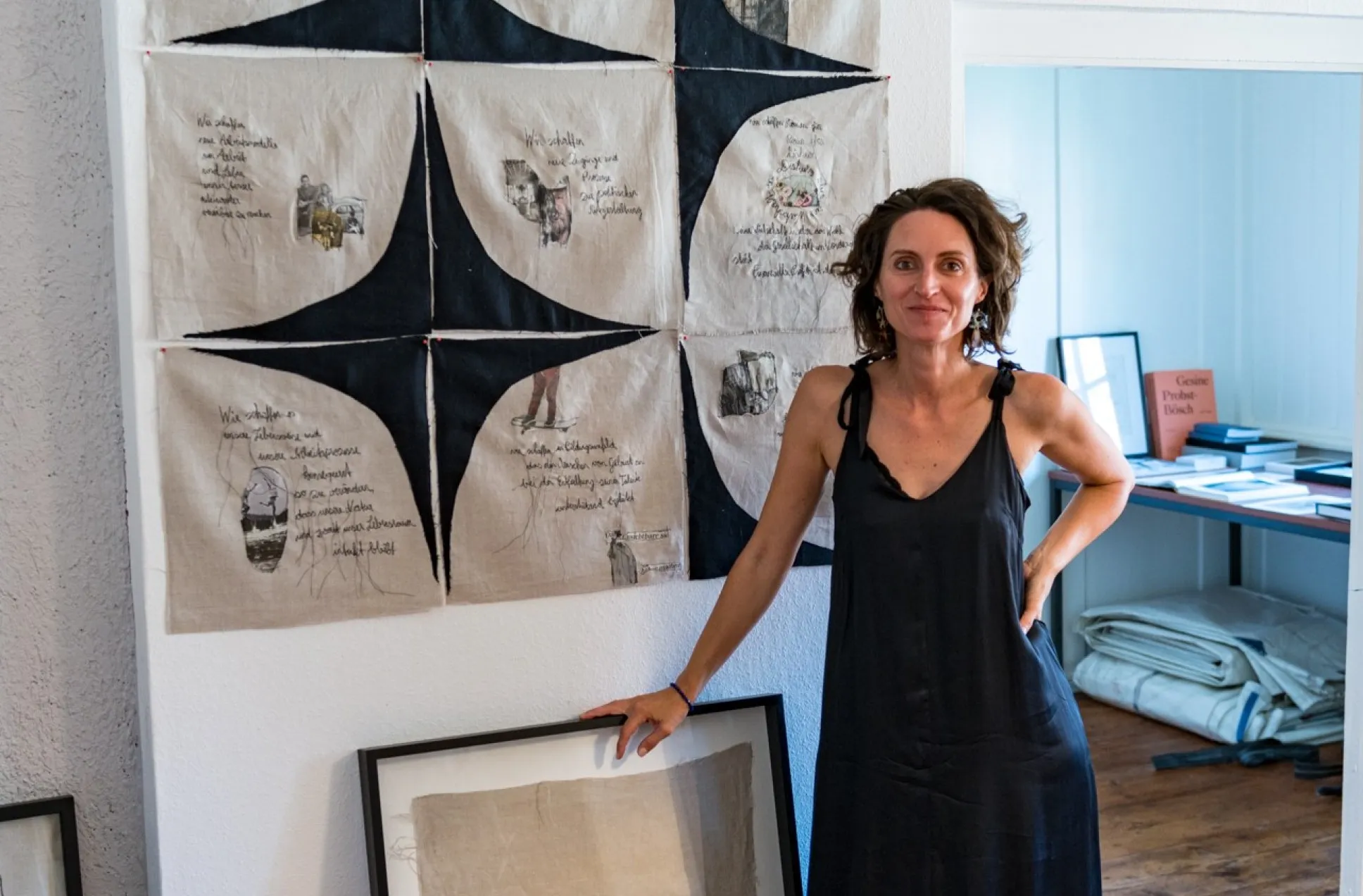 Künstlerin Bianca Lugmayr in ihrem Atelier