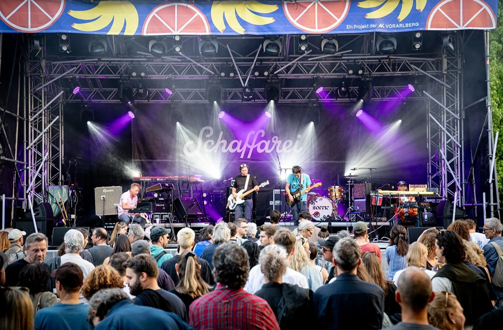 Die Band I Oslo am Freitag auf der Bühne des Schaffarei Festival 2025.