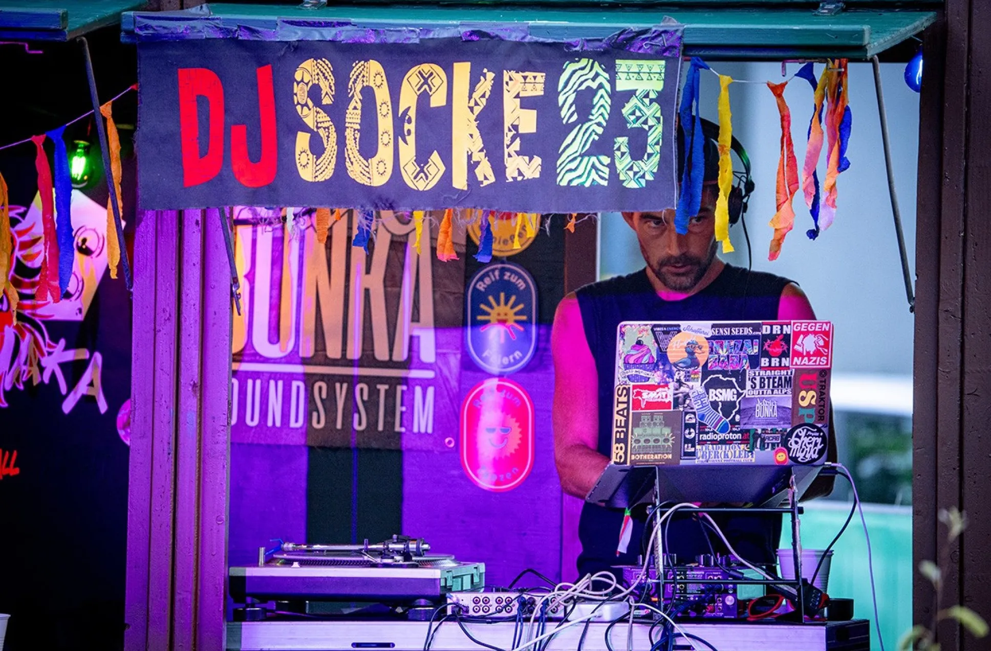 DJ Socke23 beim Schaffarei Festival 2025