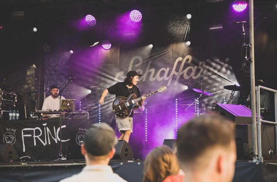 Frinc auf der Bühne