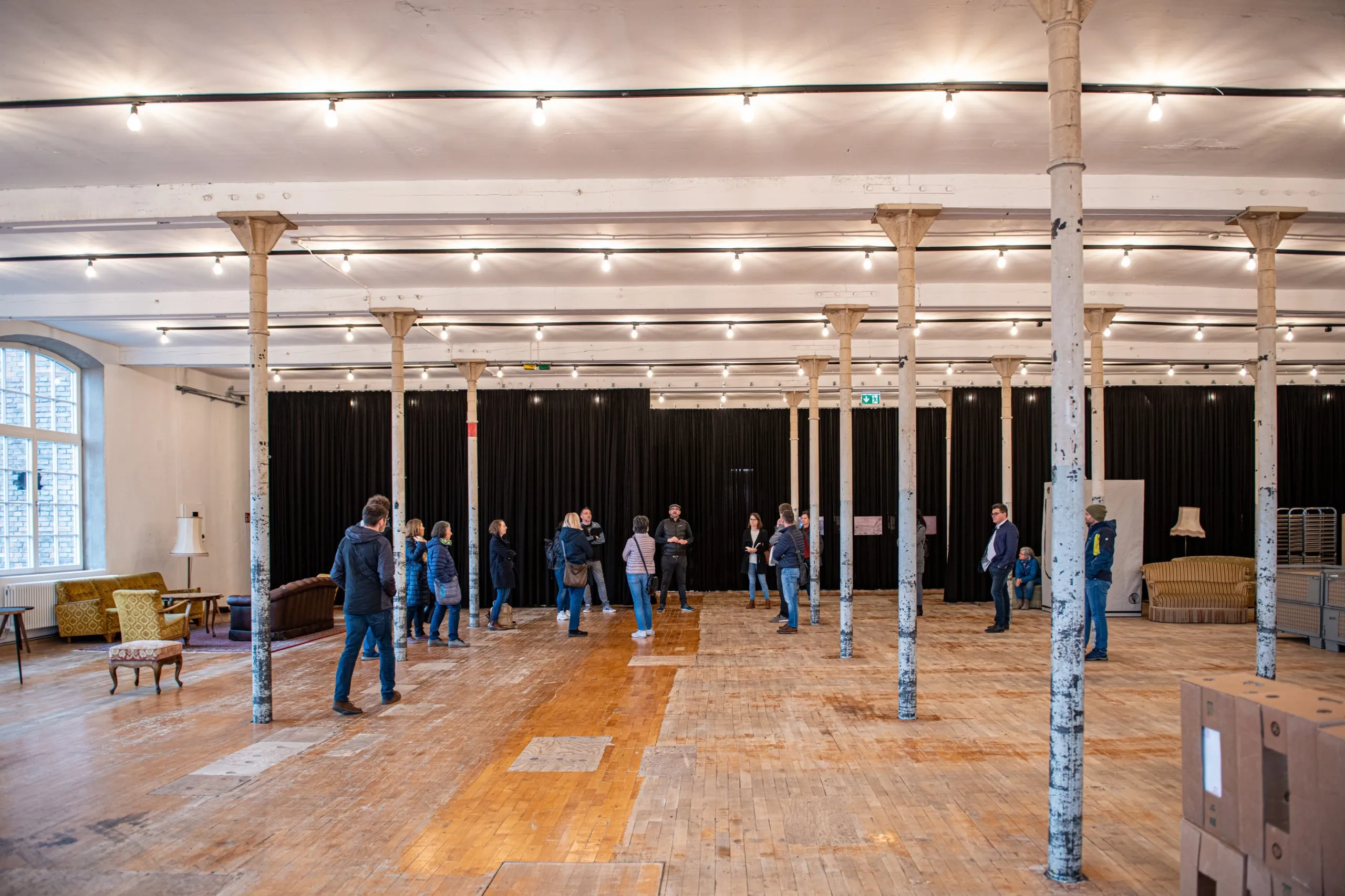 Raum in der Fabrik Klarenbrunn