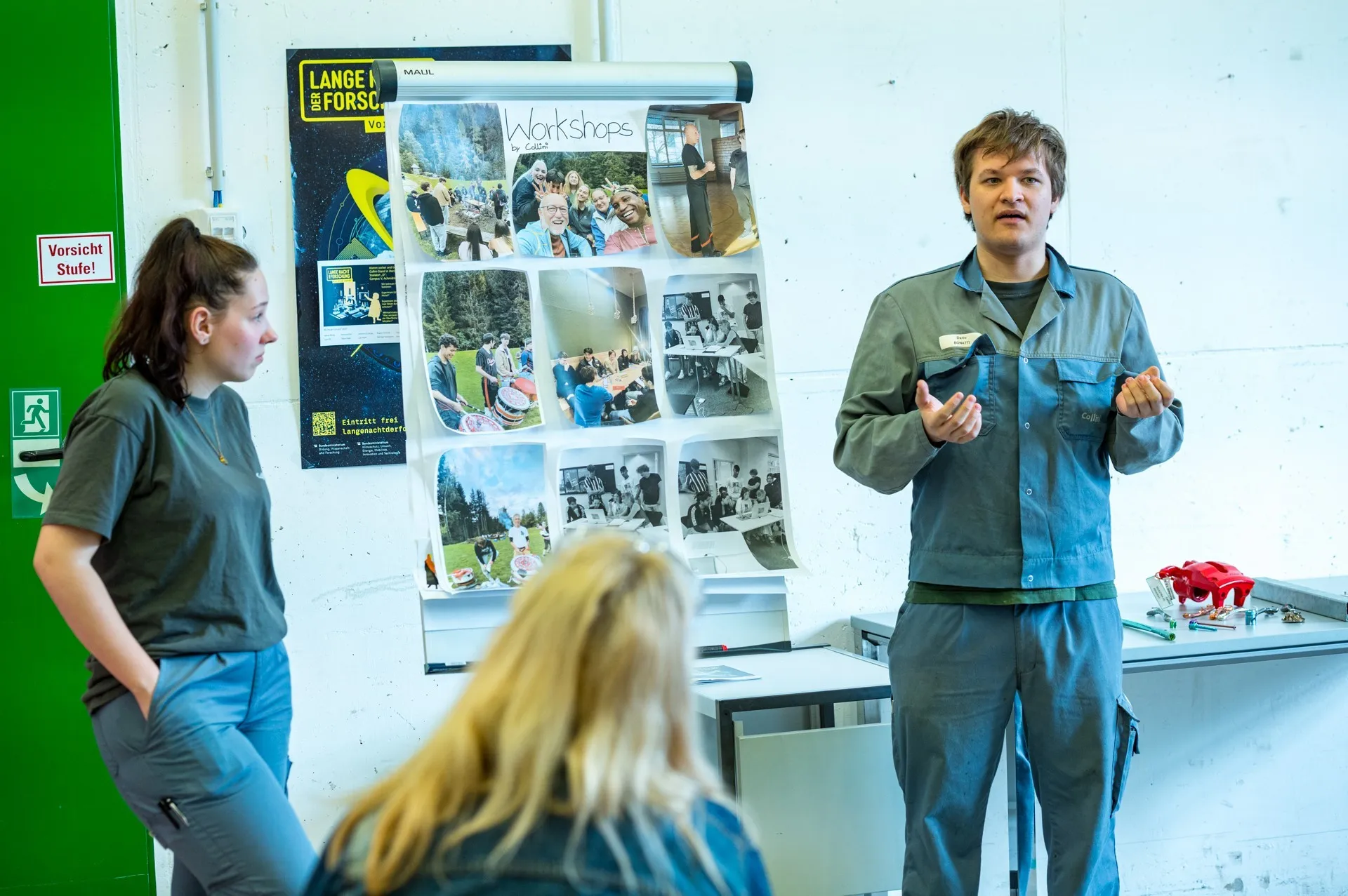 Präasntation durch Collini Mitarbeiter