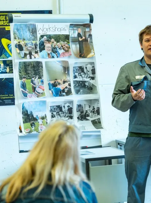 Präasntation durch Collini Mitarbeiter