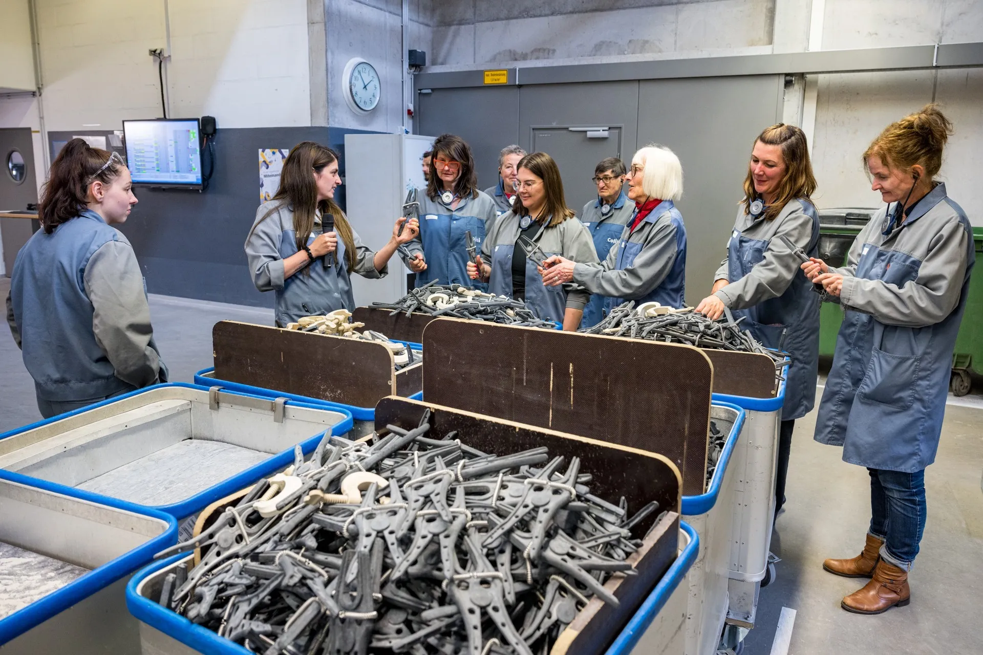 Werksführung durch Collini