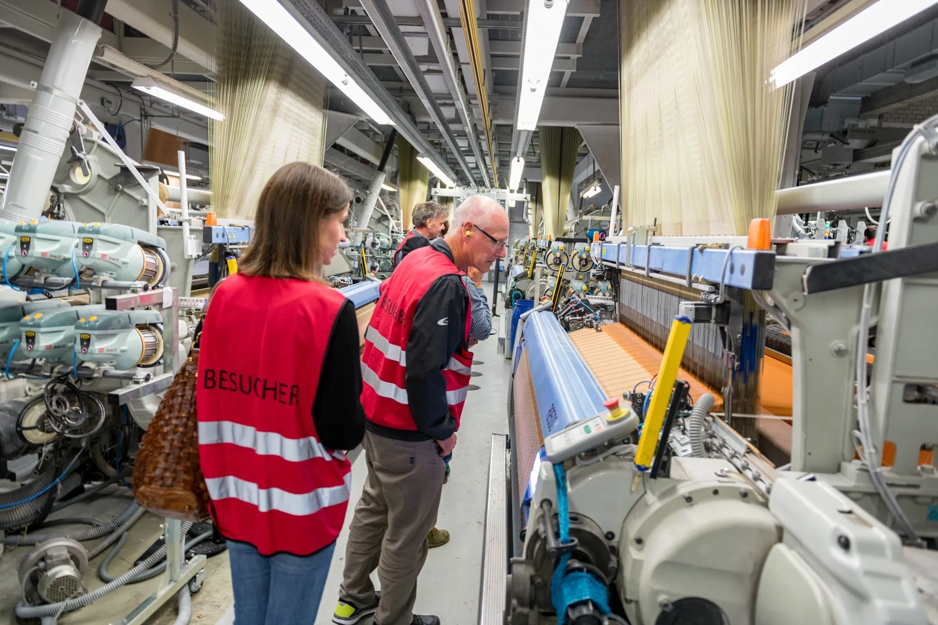 Führung bei Getzner Textil