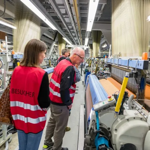 Führung bei Getzner Textil