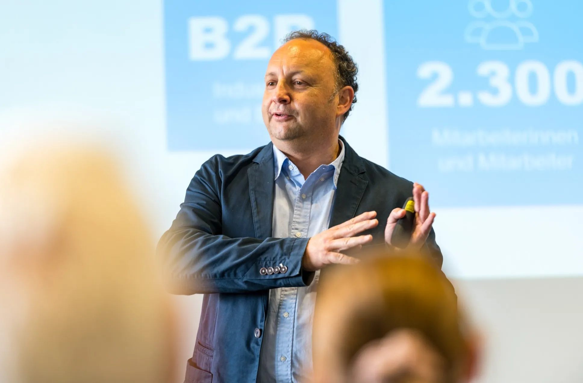 Begrüßung durch Haberkorn Mitarbeiter