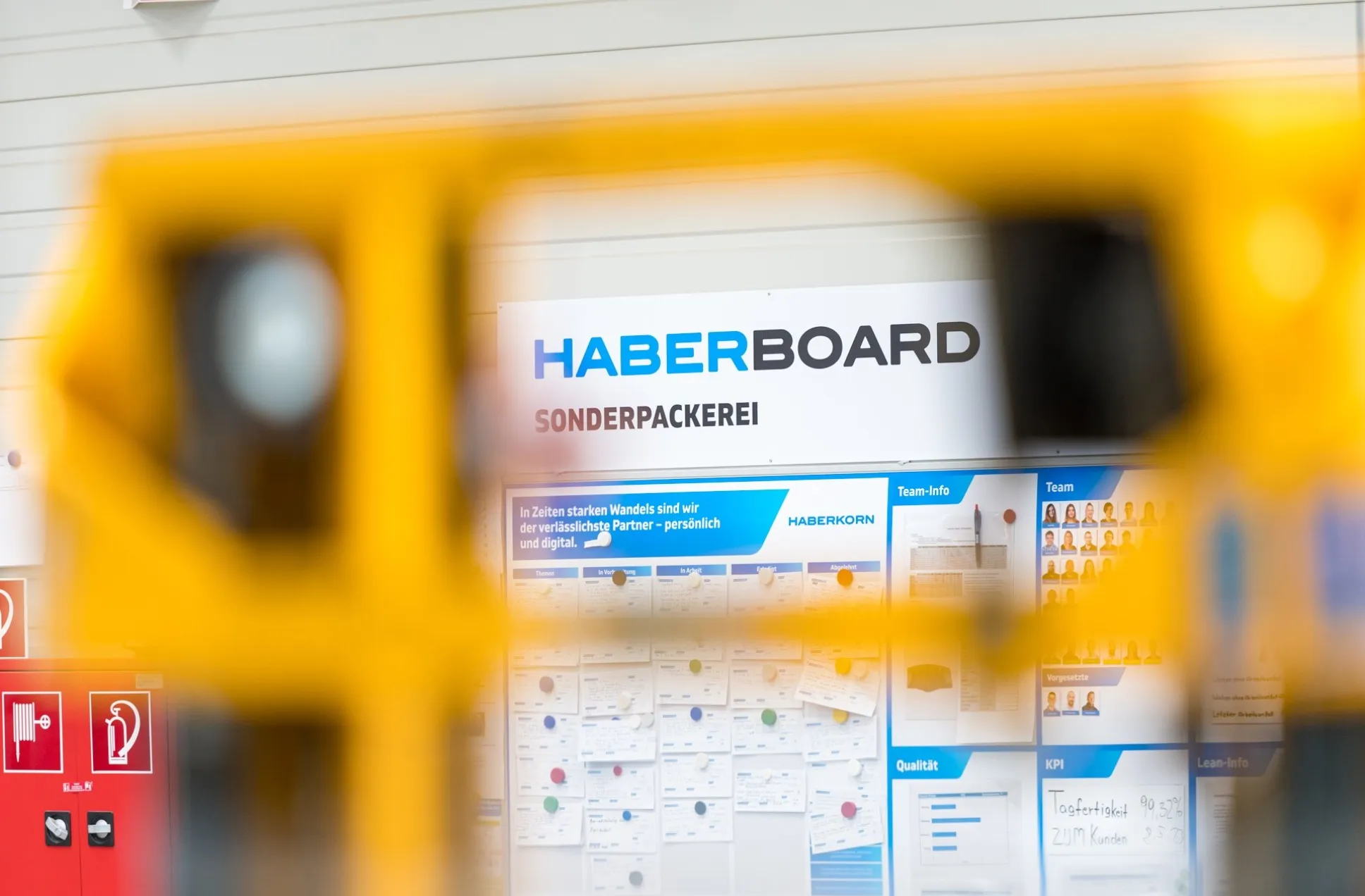 Bild eines Haberboards - wo digital und analog verschmilzt