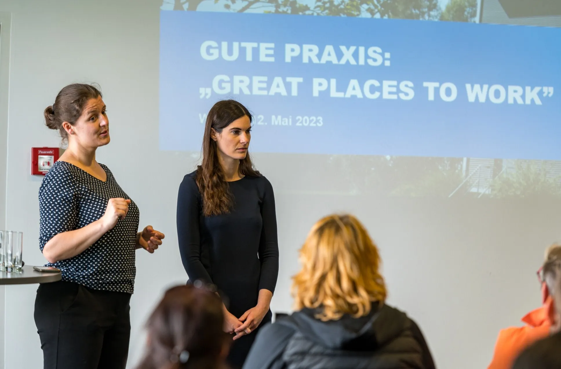 Präsentation der zwei Personalreferentinnen