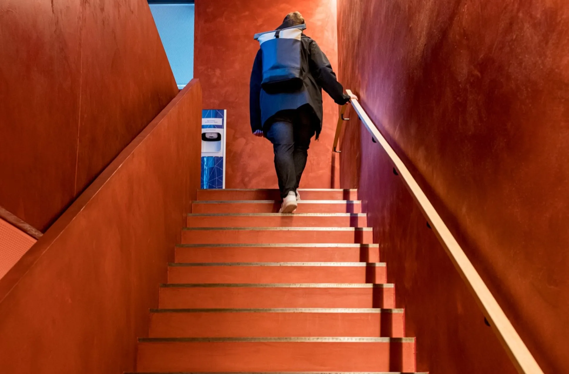 Treppenaufgang bei Omicorn