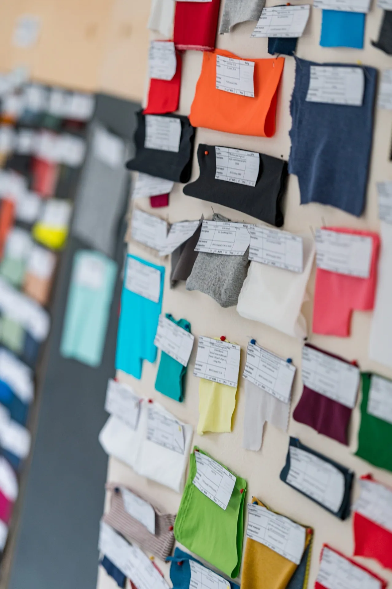 Stoffmuster bei Vaude