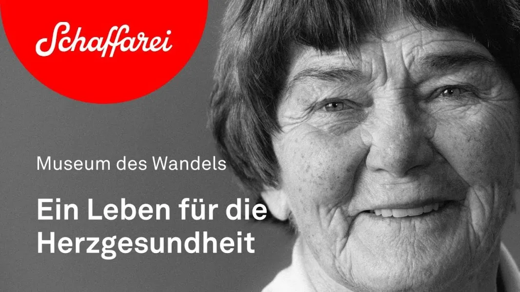 Krankenschwester Anni Raid im Museum des Wandels
