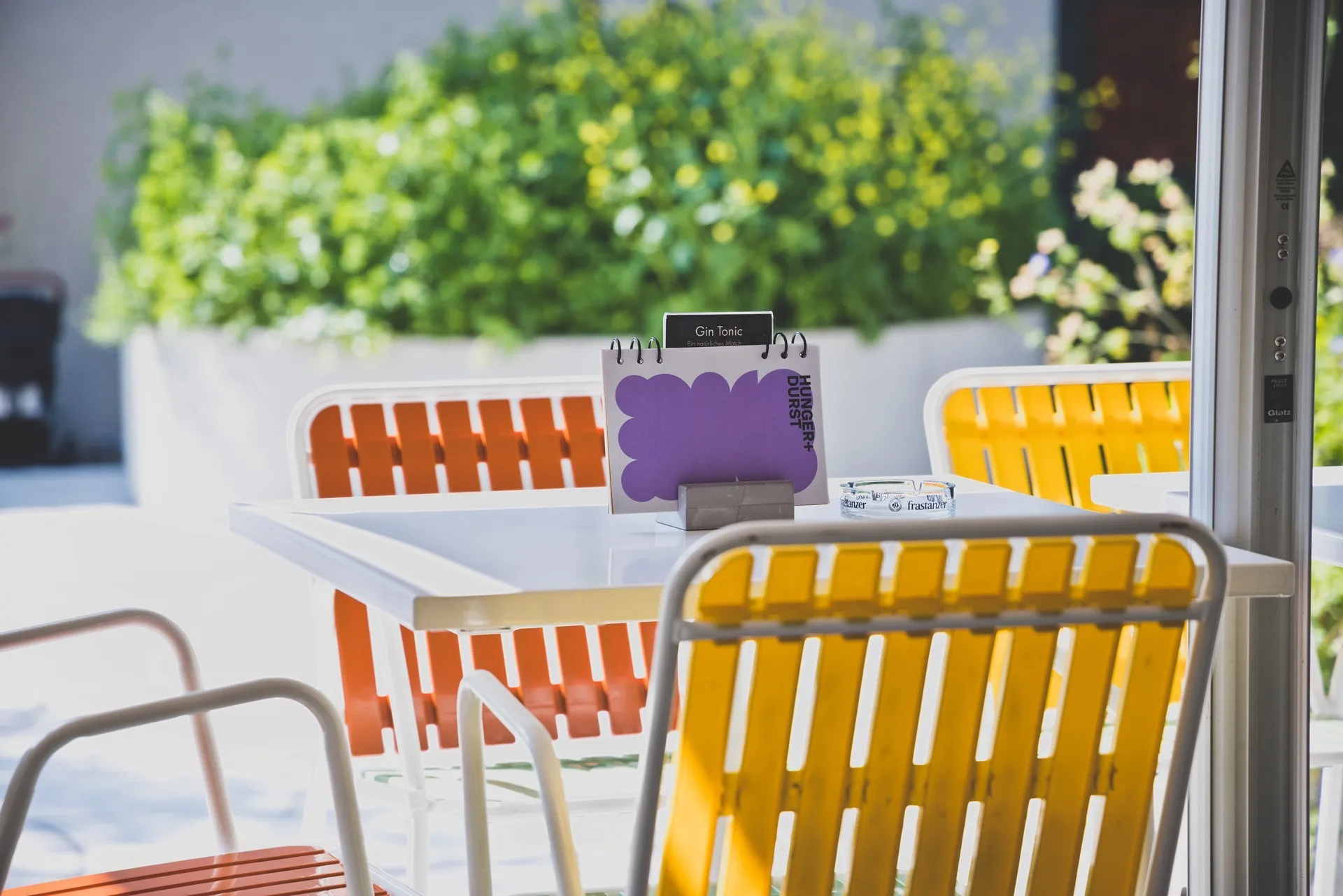 Hunger+Durst Garten mit Gastro-Karte