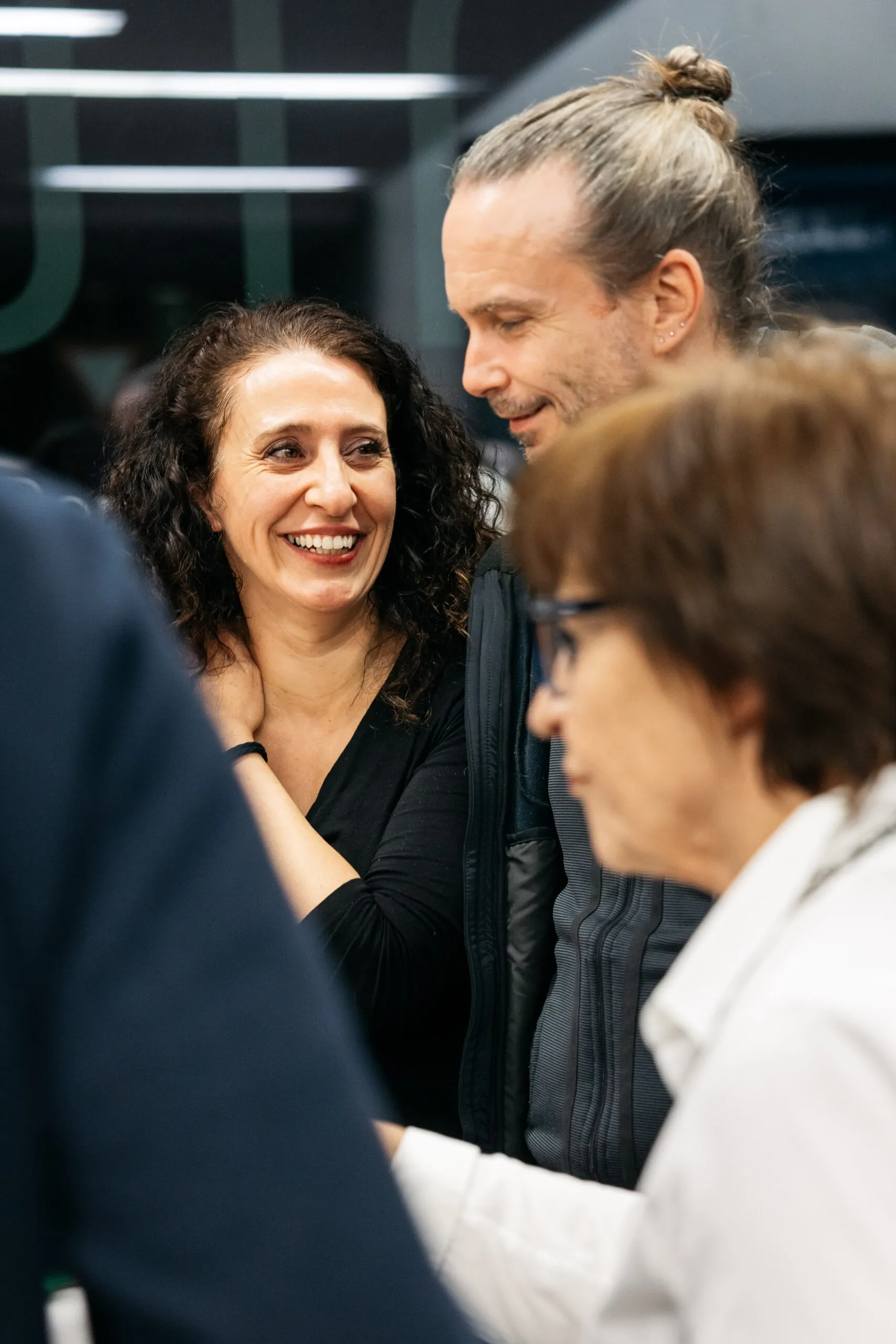 Vernissage Besucher