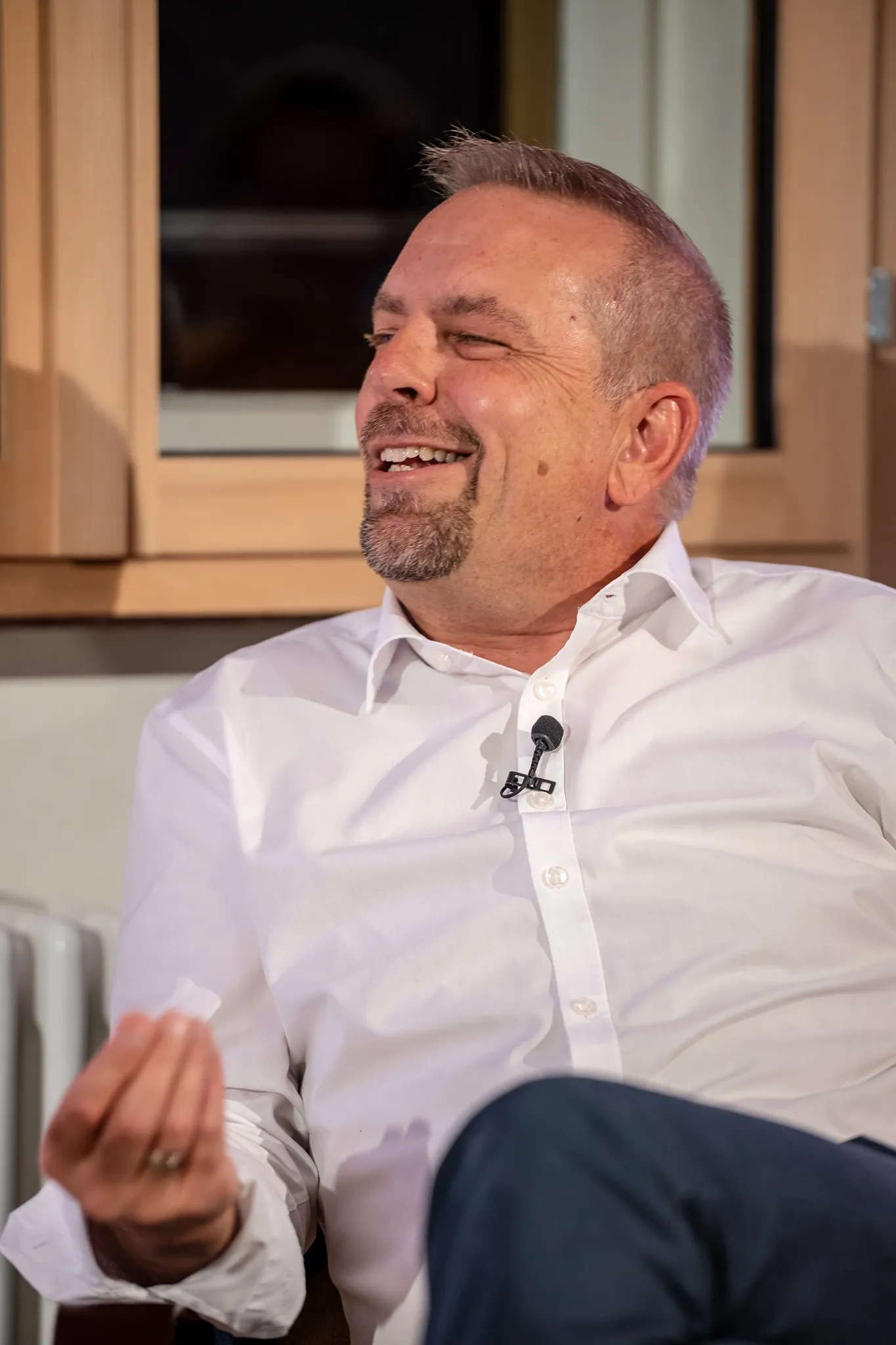 Ein Portrait von Oliver Loacker wo er freudig über sein Arbeitsleben erzählt.