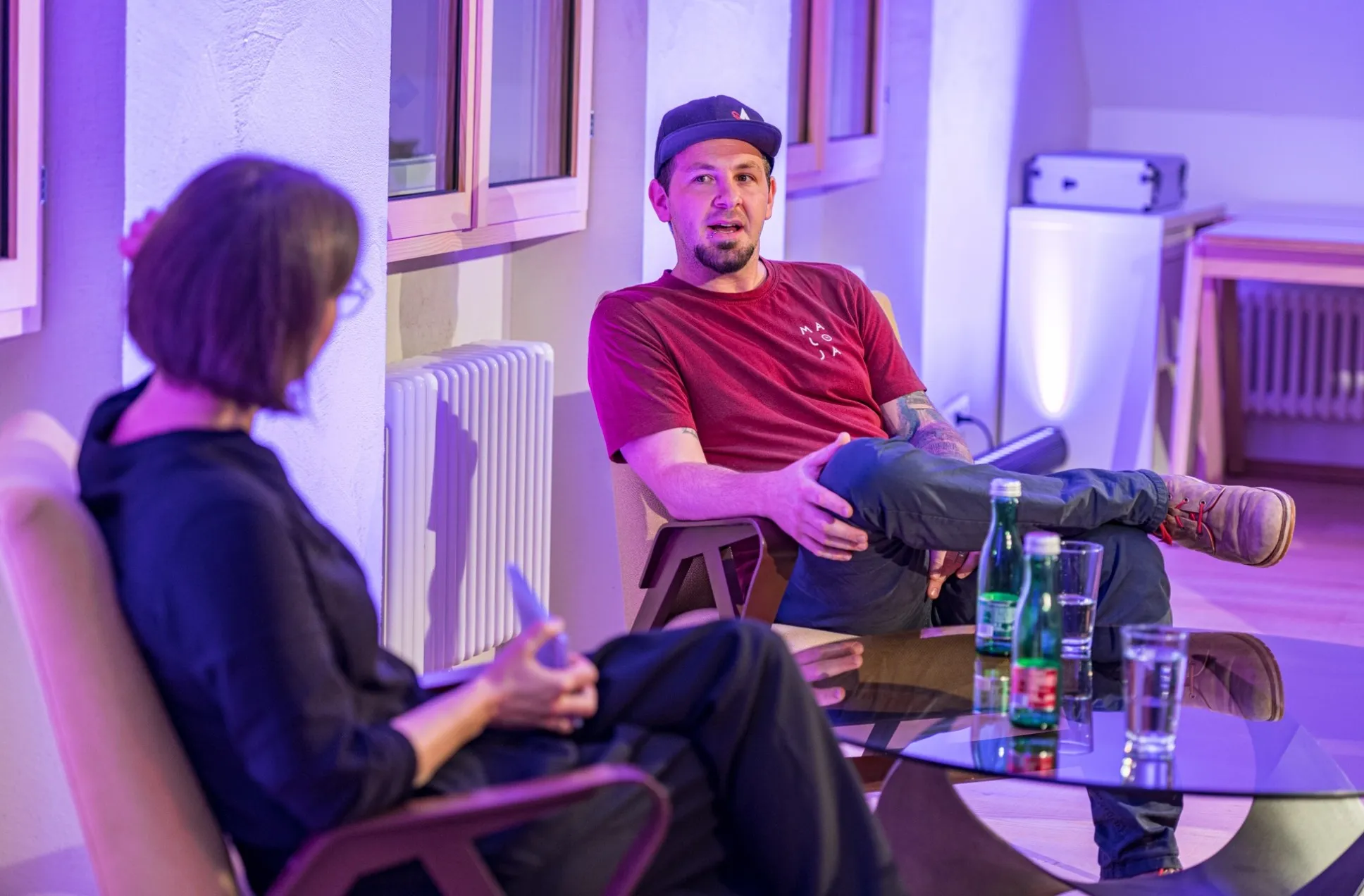 Sabino Juriatti im Gespräch mit Carmen Jurkovic Burtscher