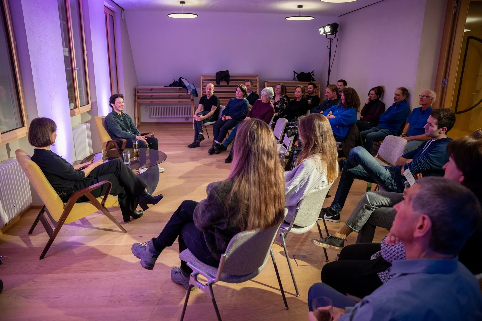 Arbeitslebensgeschichte mit Samuel Nussbaumer und Publikum