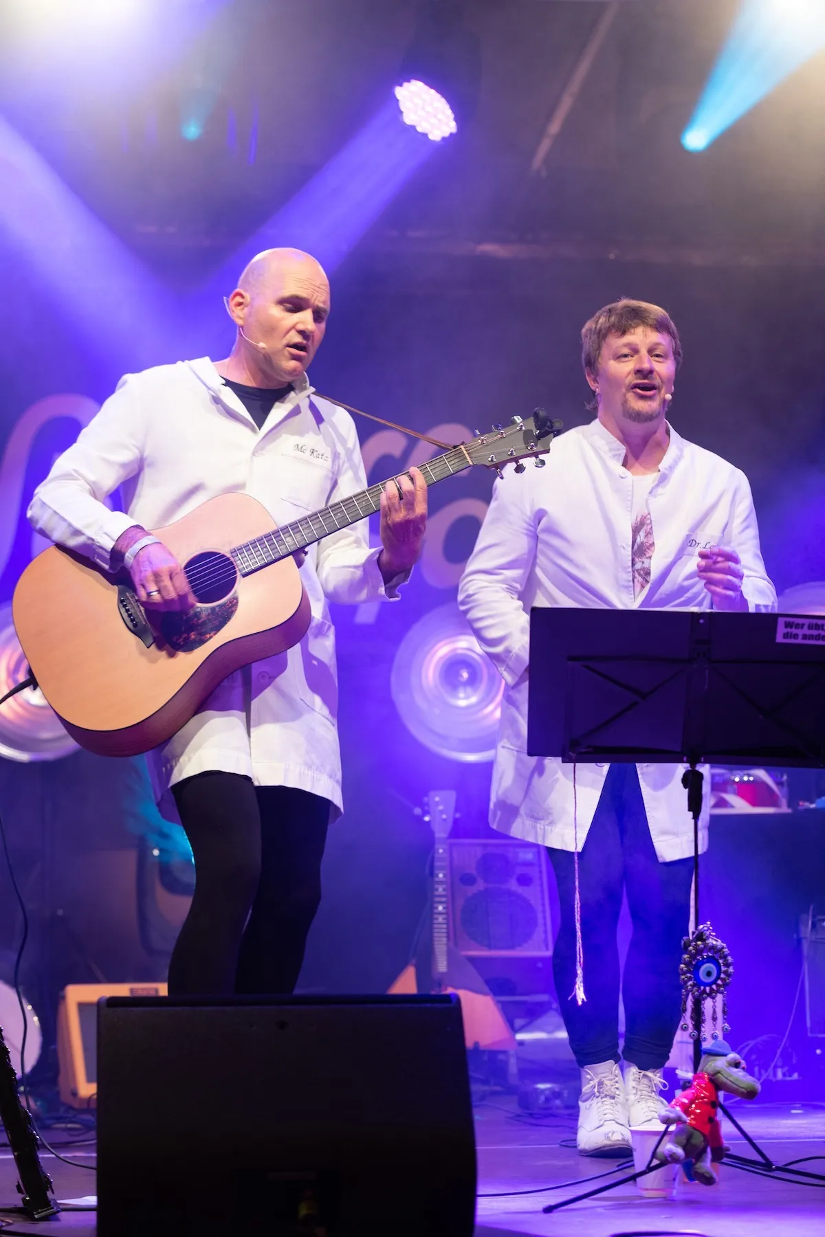 Die drei Friseure auf der Schaffarei Bühne