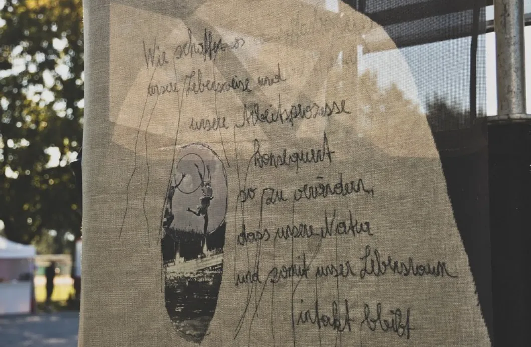 Kunstinstallation von Bianca Lugmayer