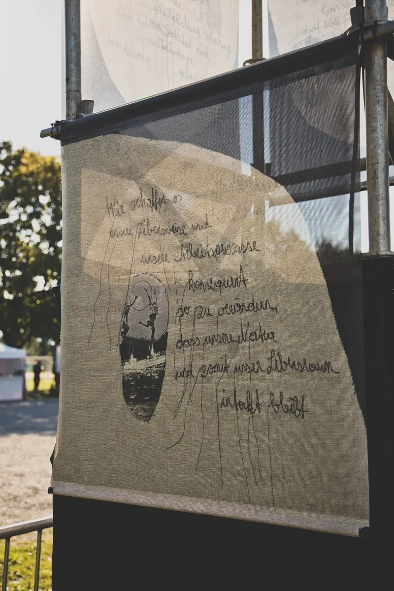 Kunstinstallation von Bianca Lugmayer