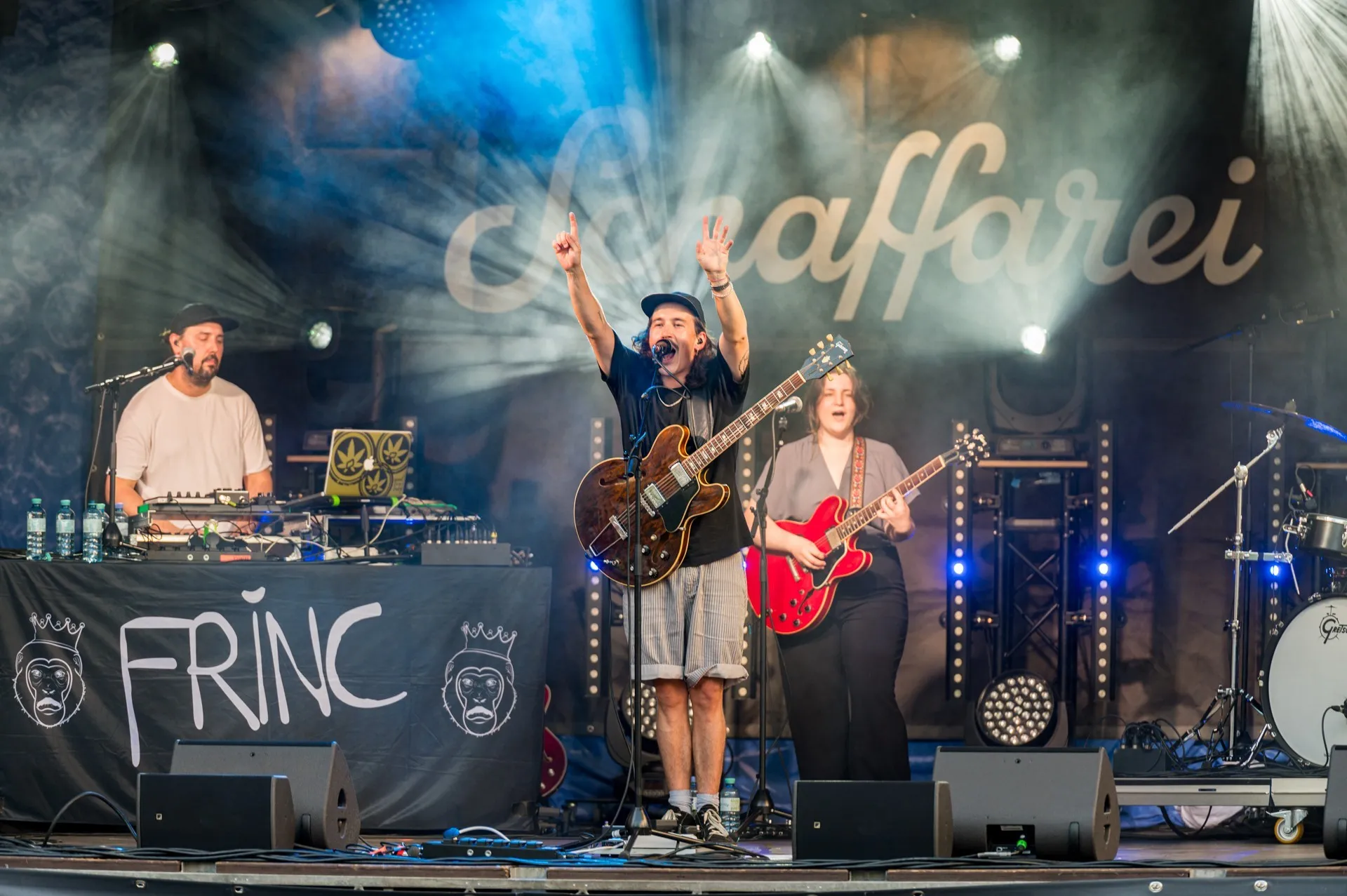 Band Frinc auf der Schaffarei Bühne