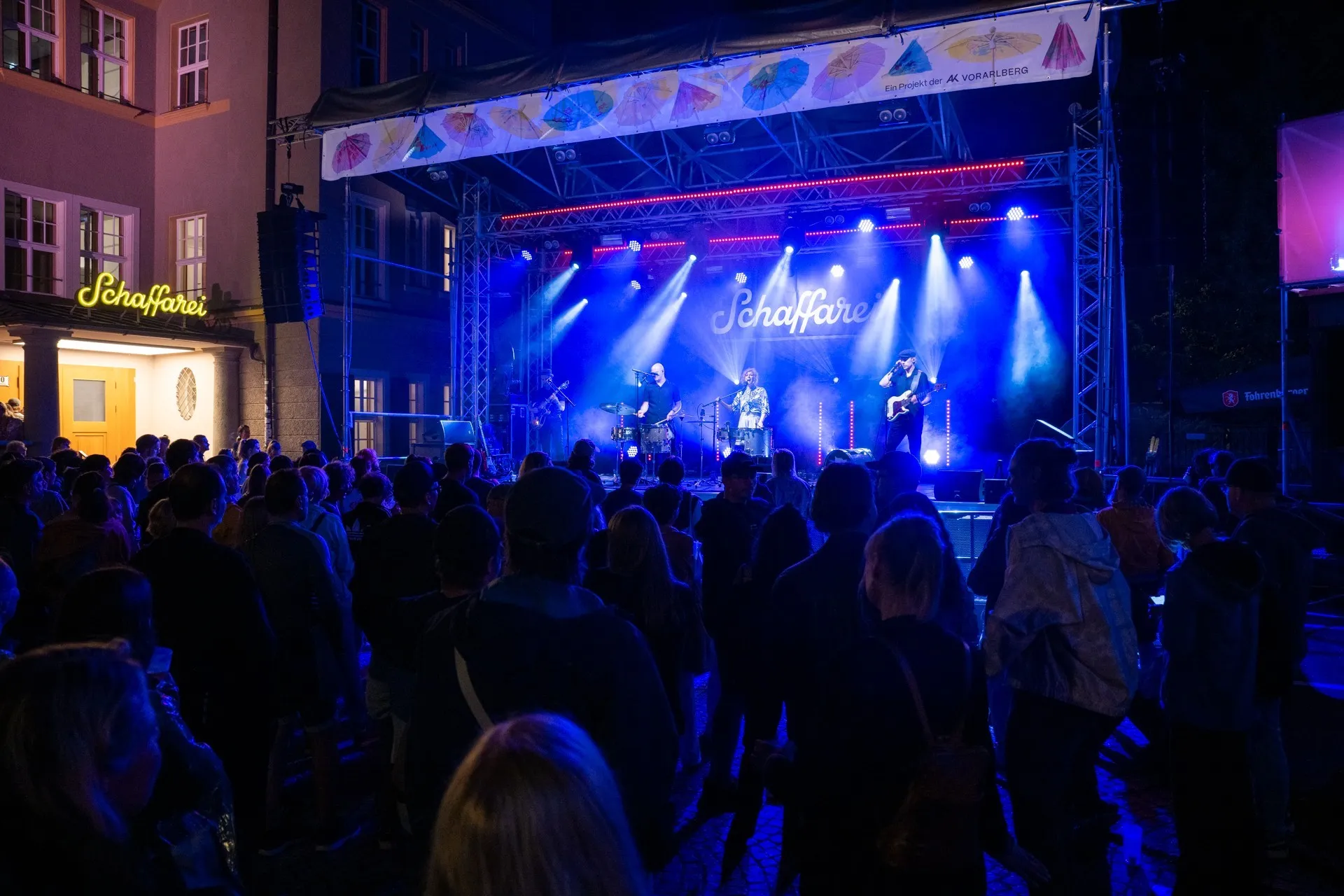 Openair Bühne beim Schaffarei Festival 2024
