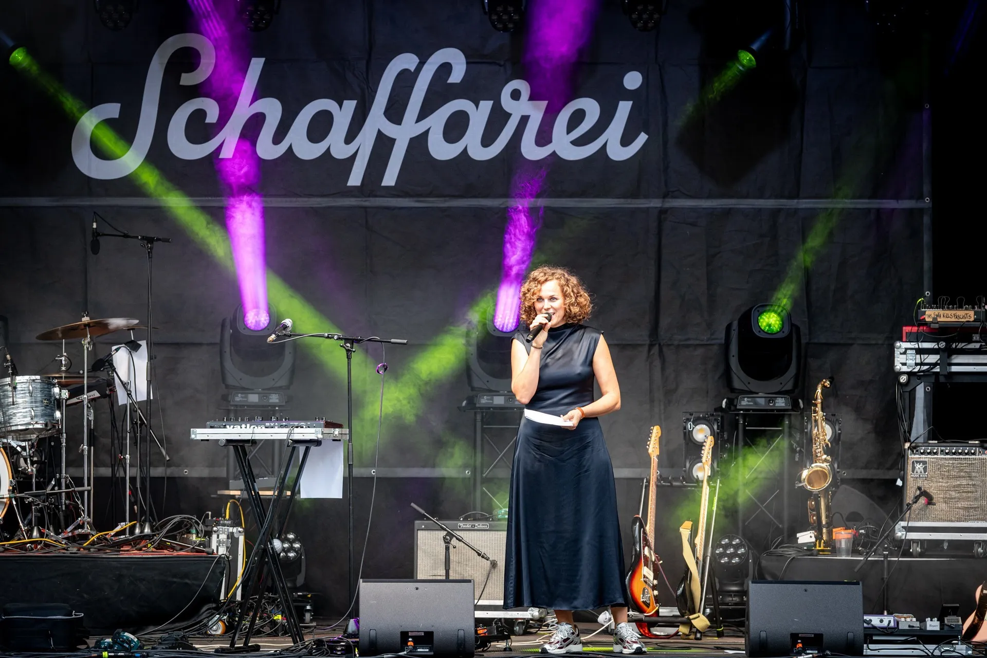 Moderatorin Raffaela Rudigier