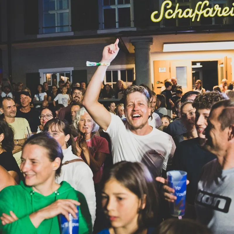 Publikum beim Schaffarei Festival 2026