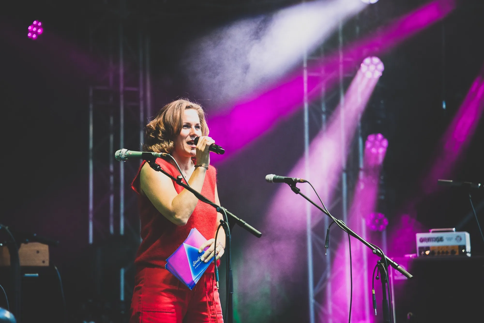 Moderatorin Raffaela Rudigier