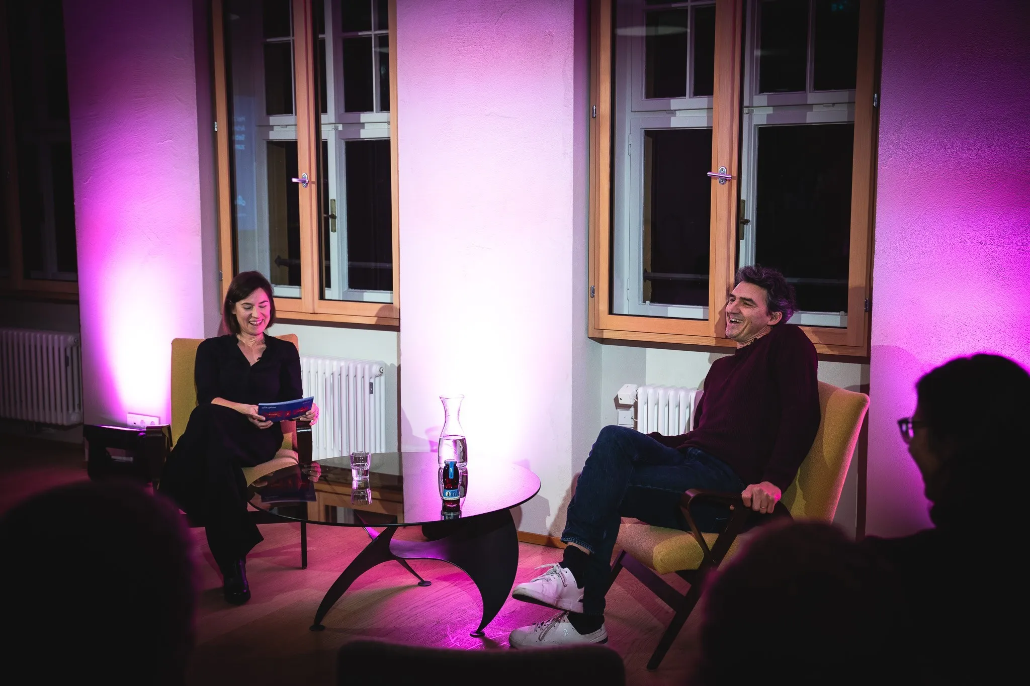 Arbeitslebensgeschichte mit Sebastian Gerer und Moderatorin Carmen Jurkovic Burtscher