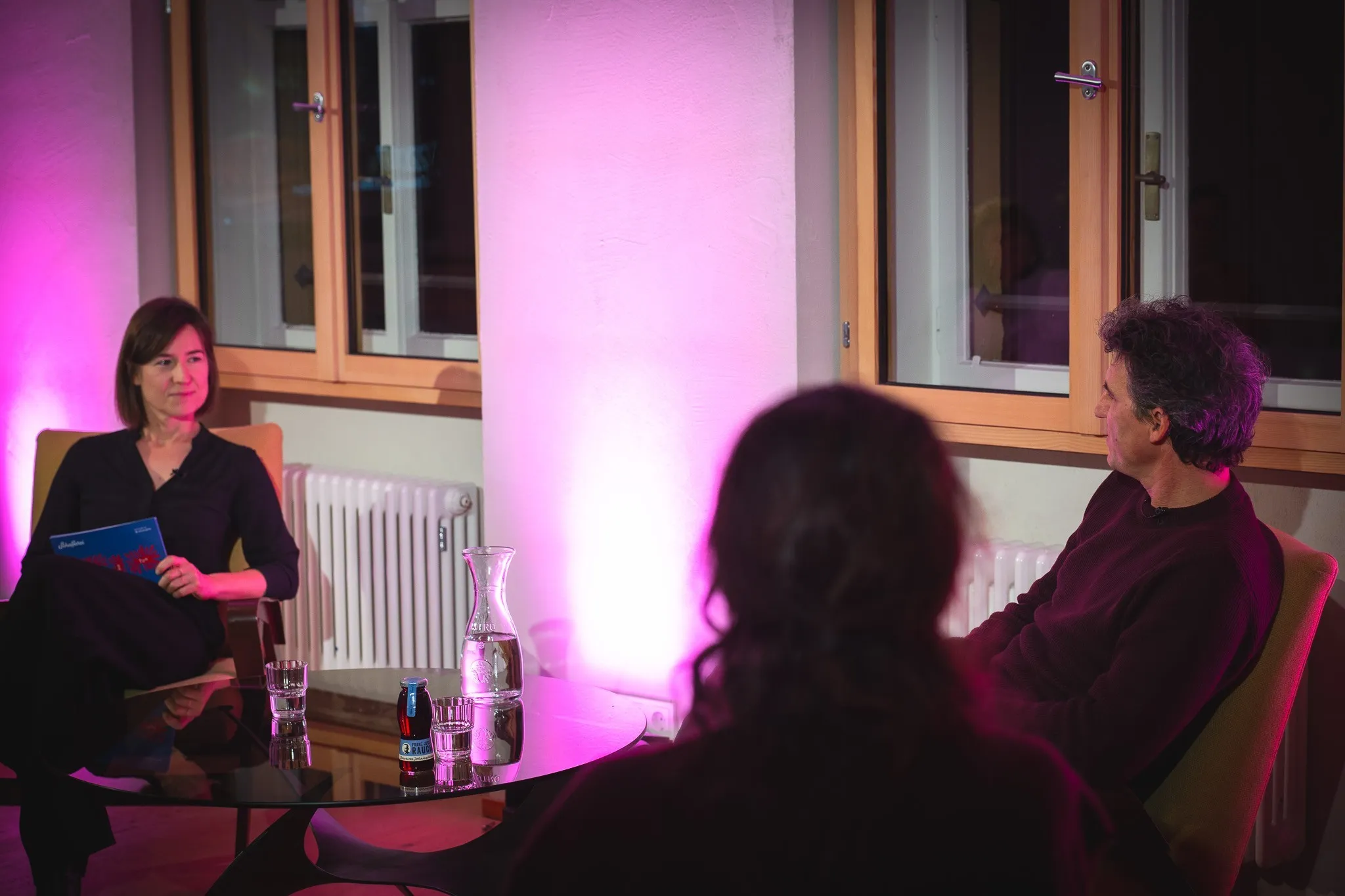 Arbeitslebensgeschichte mit Sebastian Gerer und Moderatorin Carmen Jurkovic Burtscher