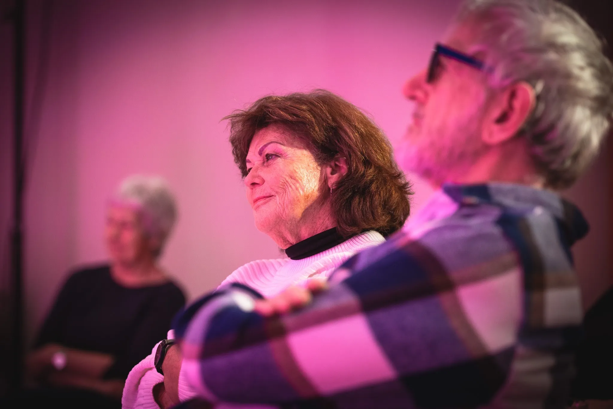 Publikumsaufnahme bei den Arbeitslebensgeschichten mit Sebastian Gerer
