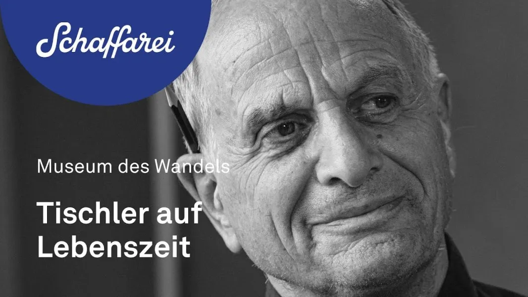 Tischler Josef Köss im Museum des Wandels