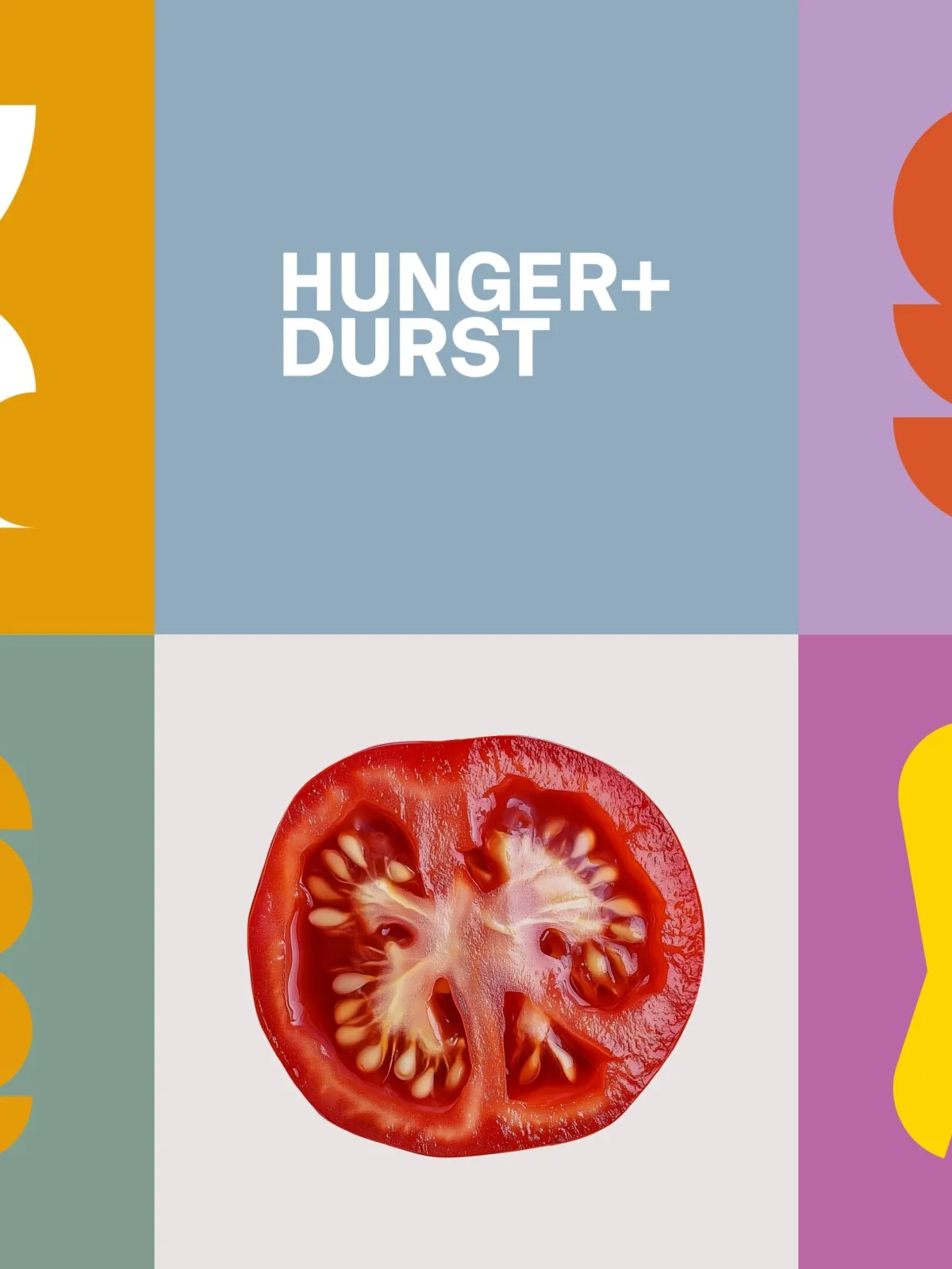 Illustrationen für Lokal Hunger und Durst Burger, Pommes, Teller und Schüsseln, Eisbecher