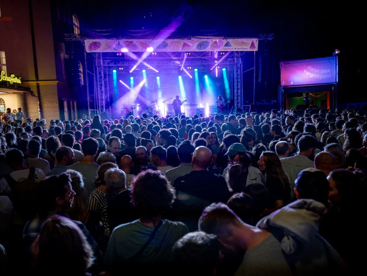 Schaffarei Bühne beim Schaffarei Festival