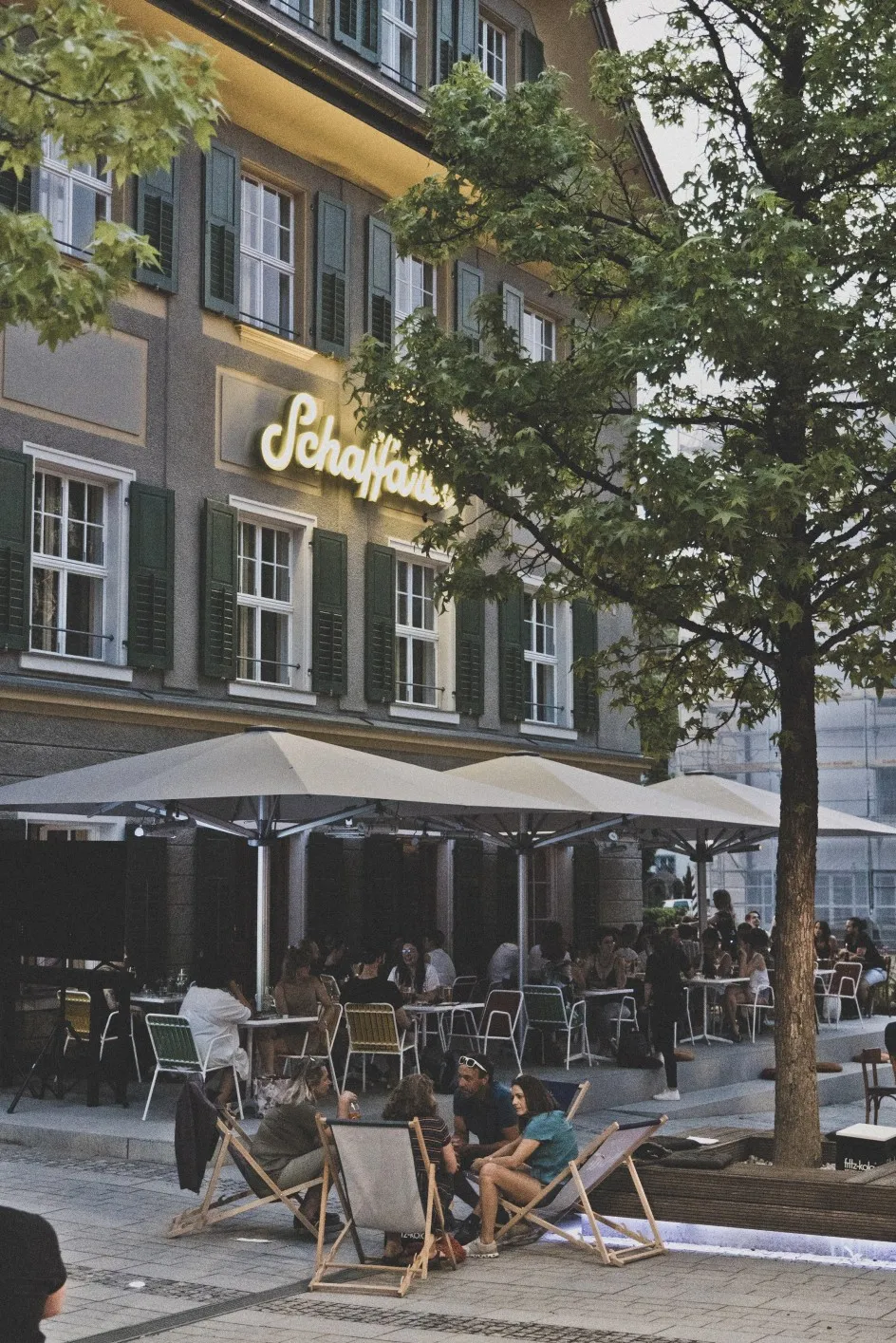 Blick auf das Schaffarei Haus