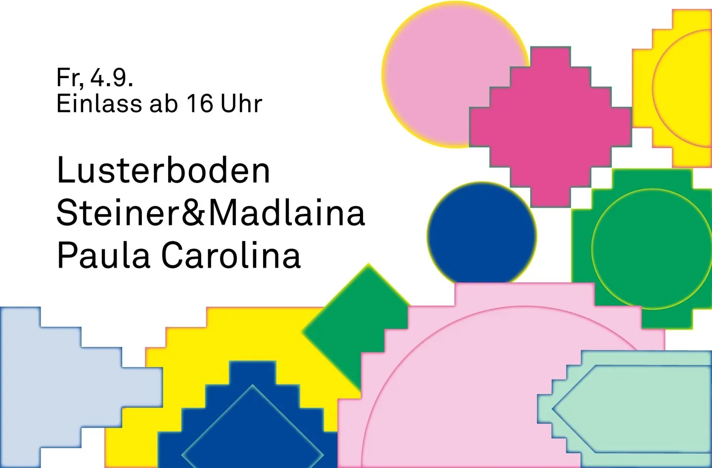 Festival Teaserbild mit bunten Symbolen und Programm Tag 2