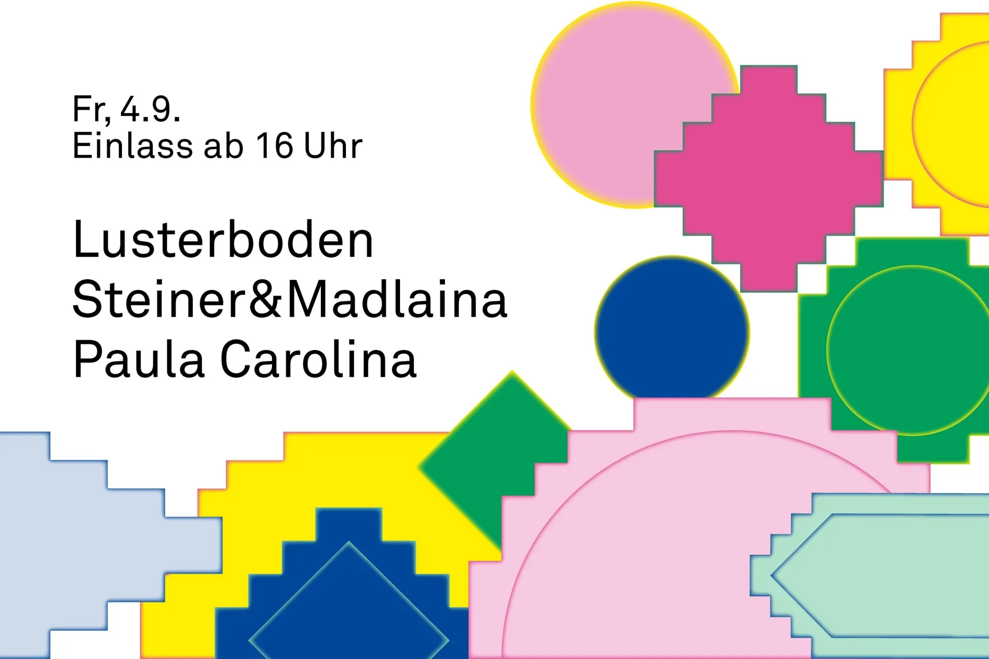 Festival Teaserbild mit bunten Symbolen und Programm Tag 2