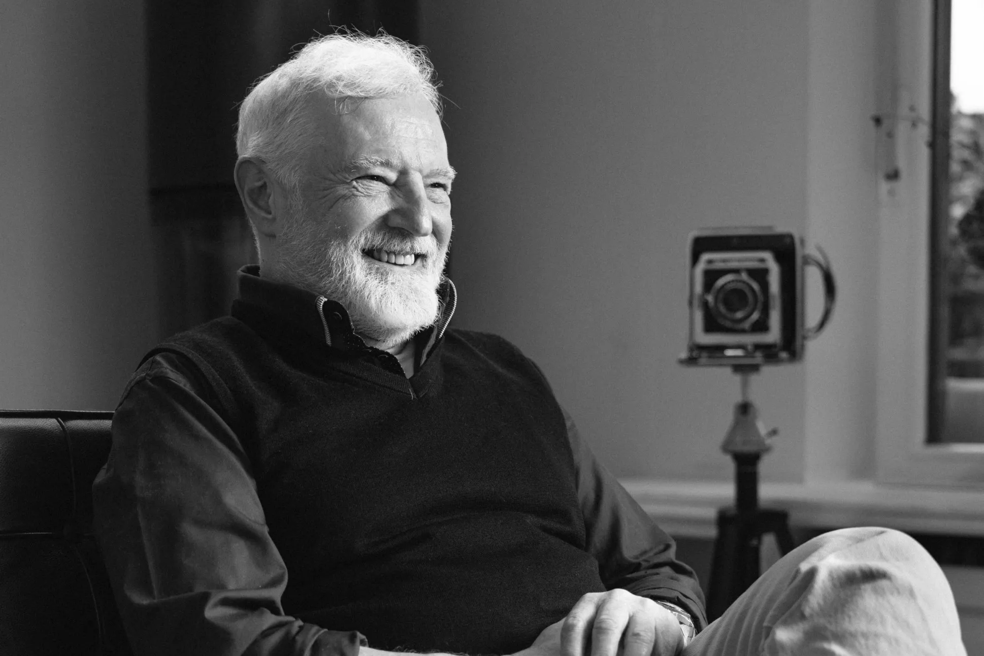 Portrait schwarz weiss Christian Stuppner