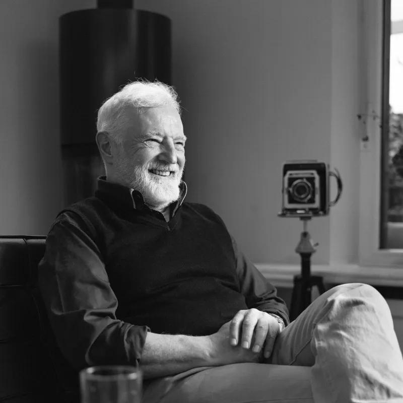 Portrait schwarz weiss Christian Stuppner